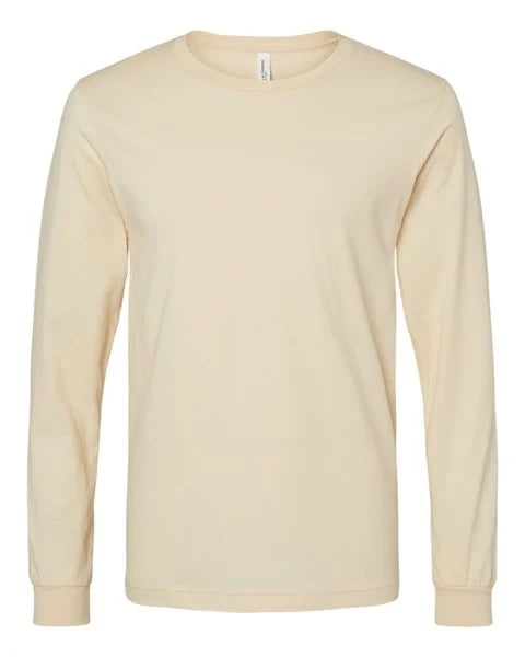 Bella+Canvas 3501 Wholesale Unisex Jersey Long Sleeve T-Shirt Bulk Pricing