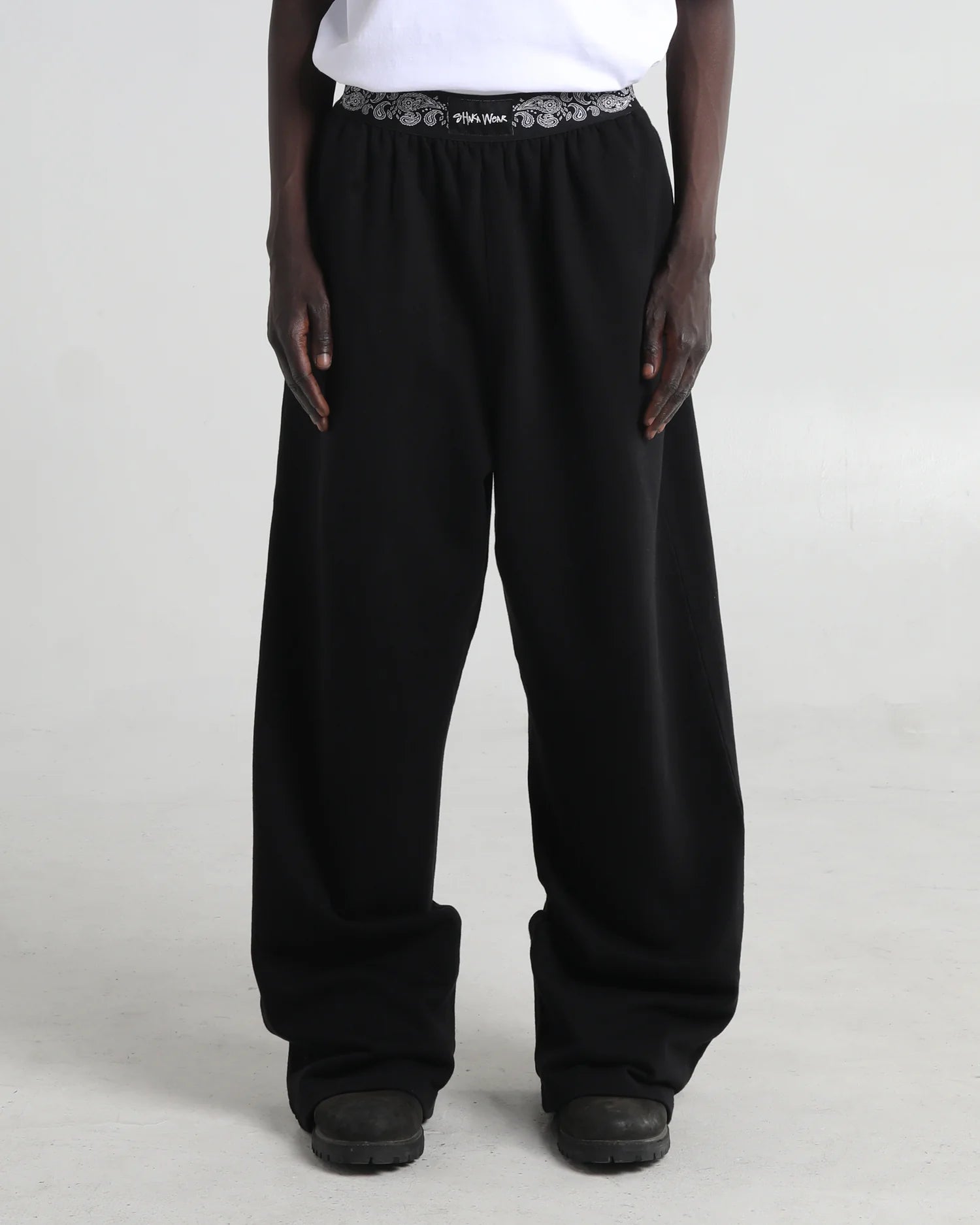 Shaka Wear SHJO Wholesale Open-Bottom Fleece Sweatpants Bulk Pricing
